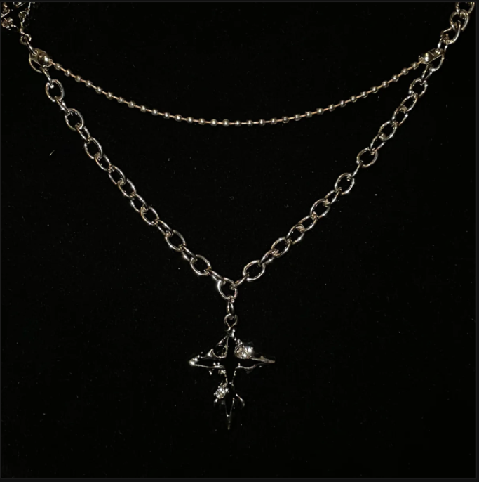Celestial Cross Necklace