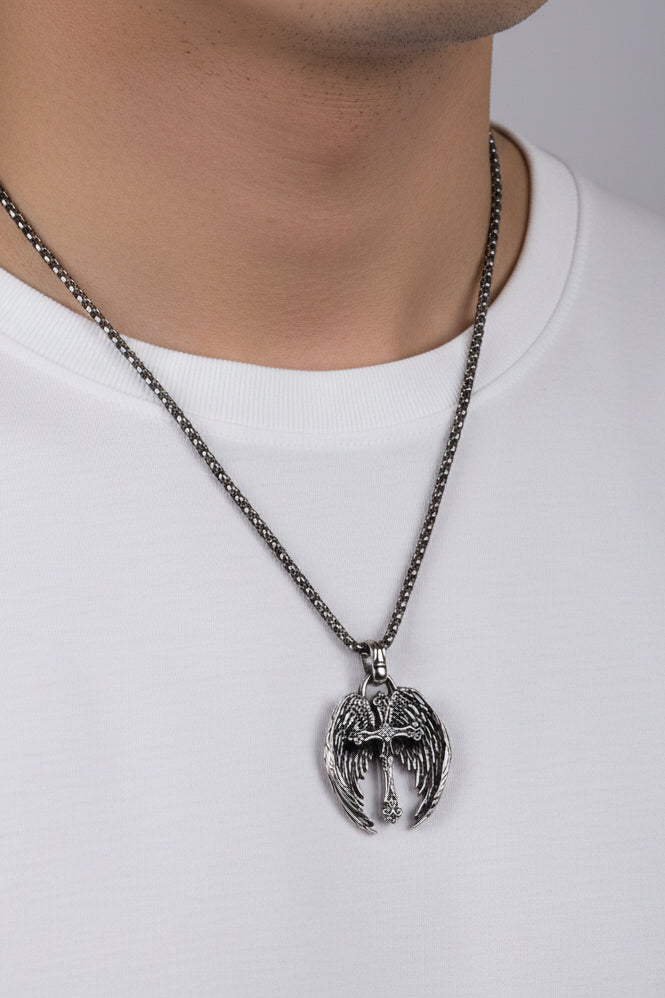 Angel Cross Necklace