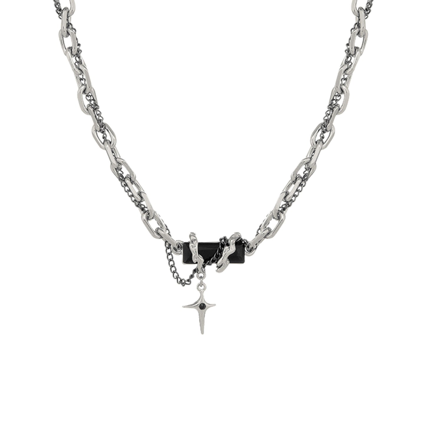 Black Stone Necklace