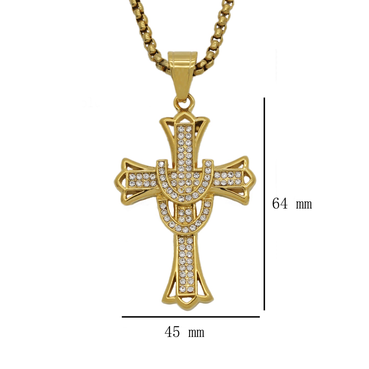 Ethereal Cross Necklace