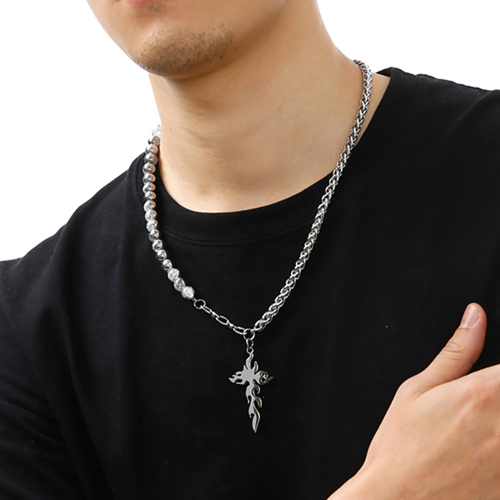 Silver Beads Necklace