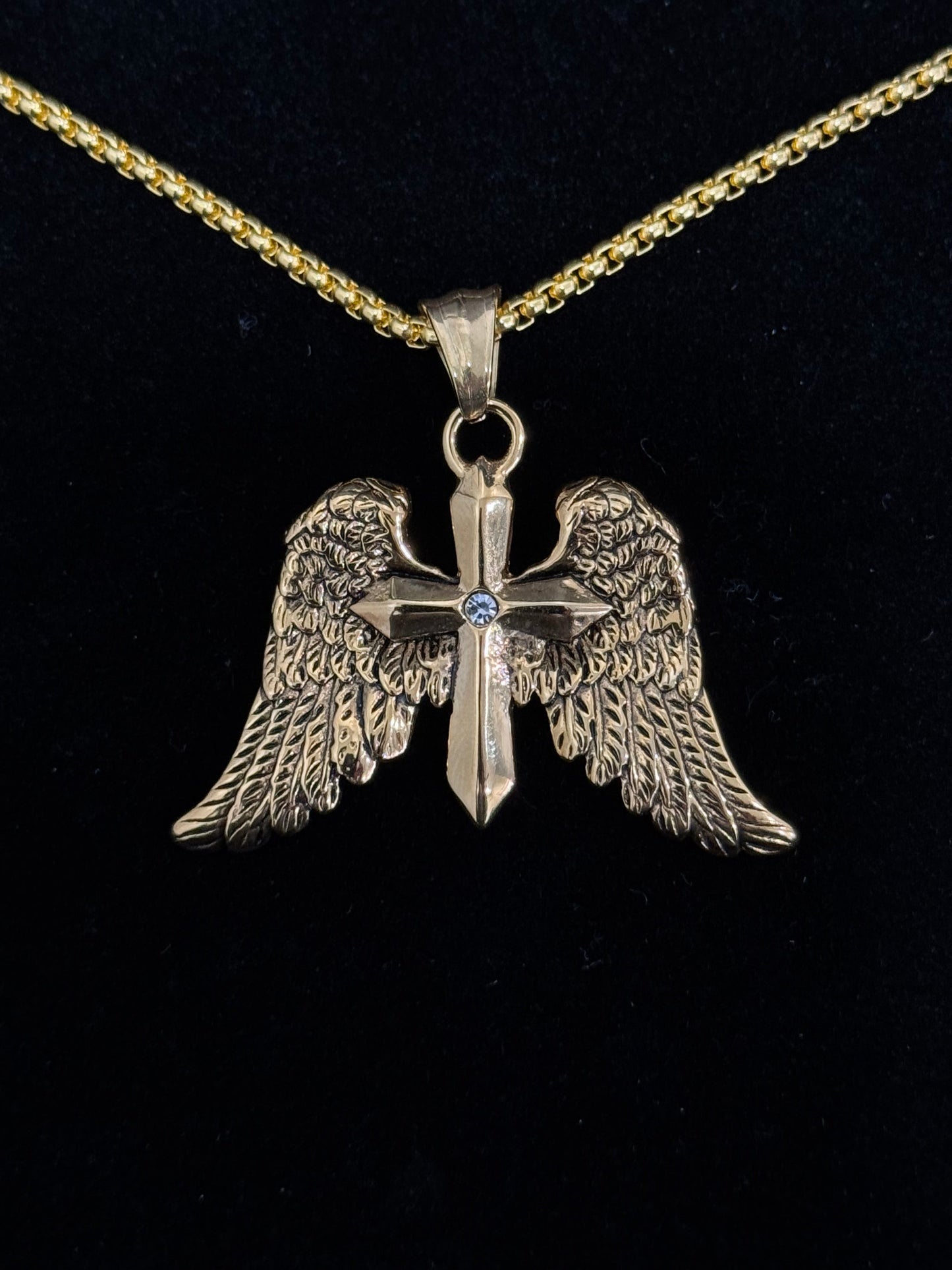 Spire Cross Necklace