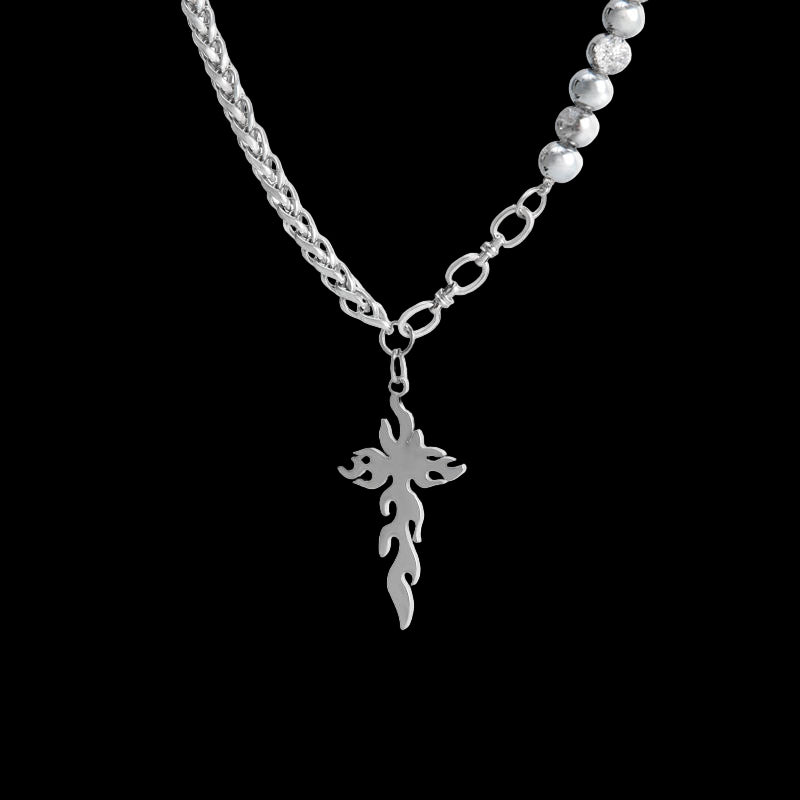 Silver Beads Necklace