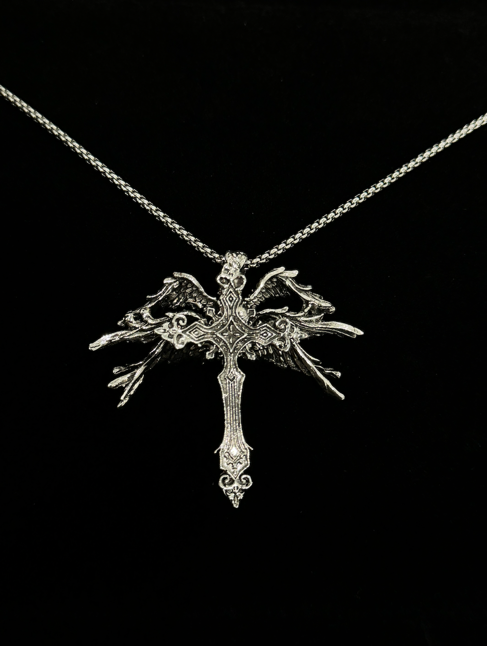 Spire Cross Necklace