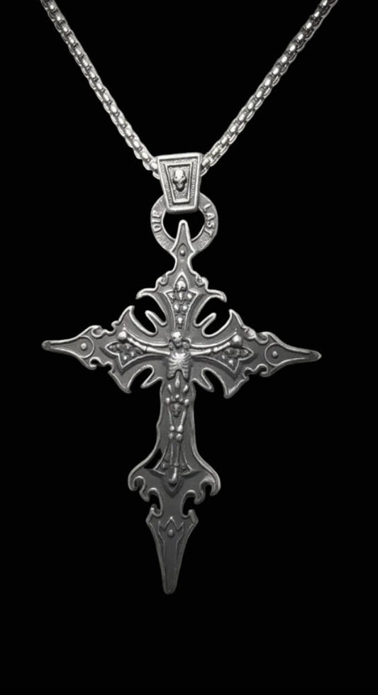 Spire Cross Necklace