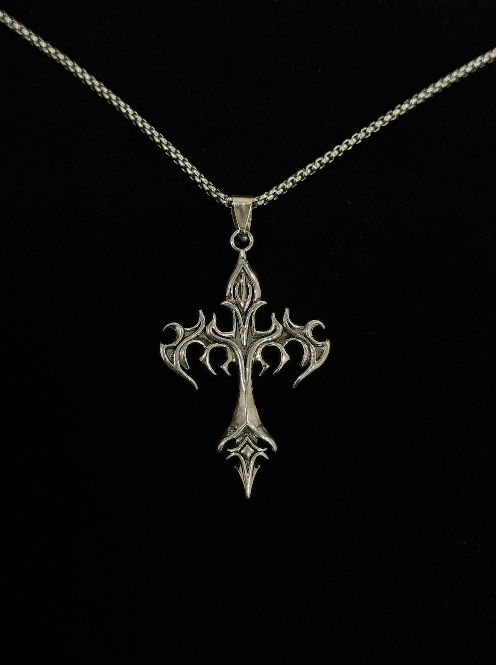 Spire Cross Necklace