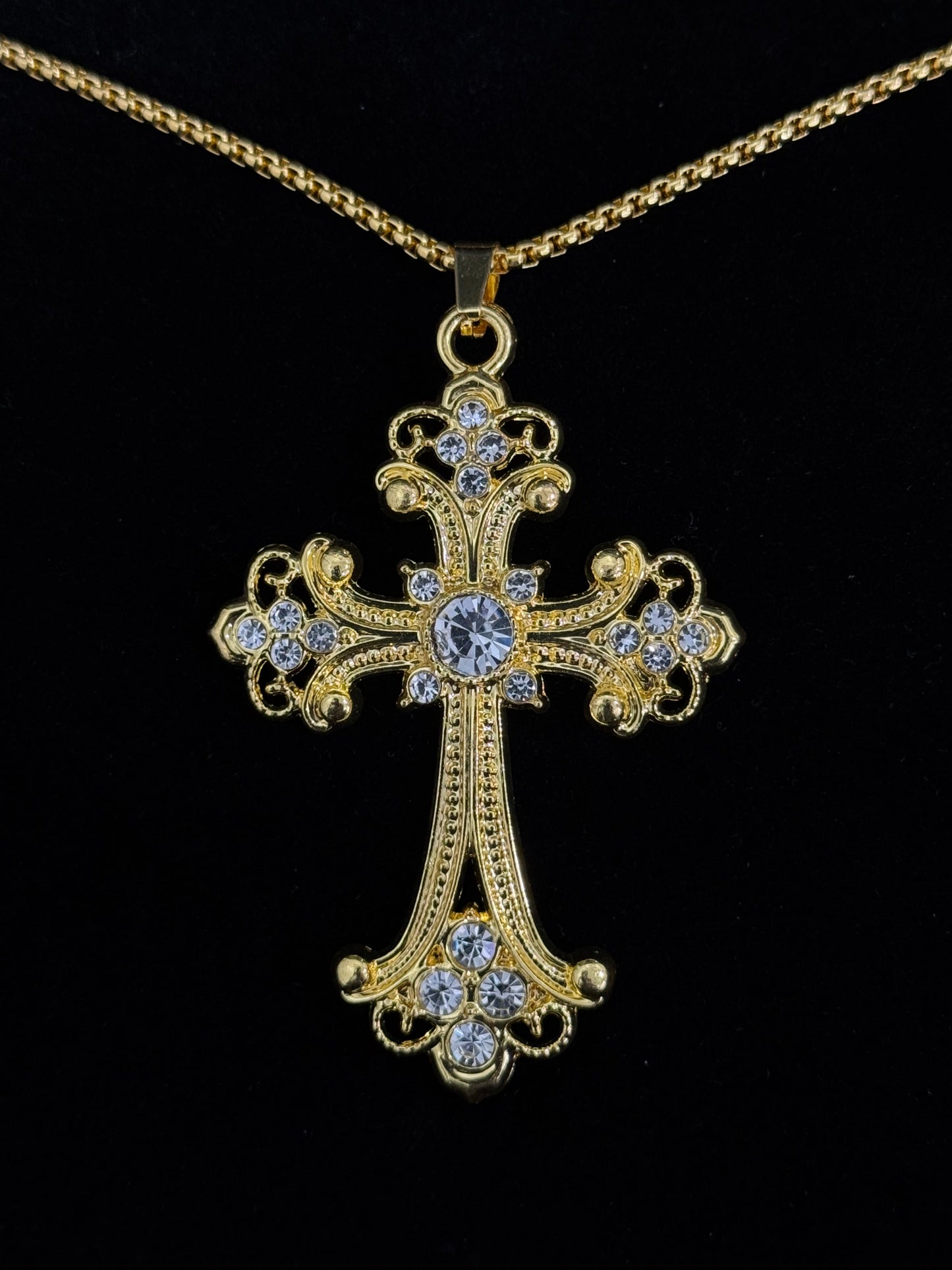 Spire Cross Necklace