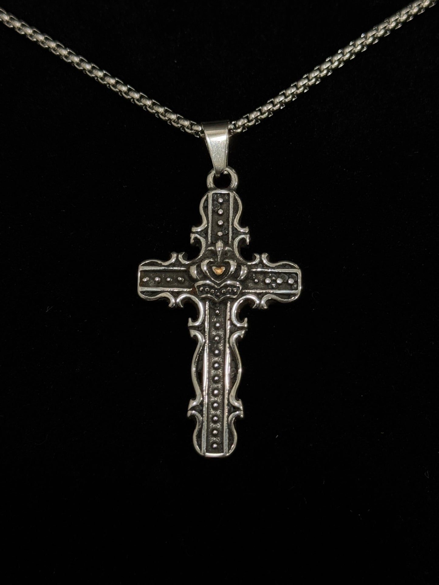 Spire Cross Necklace