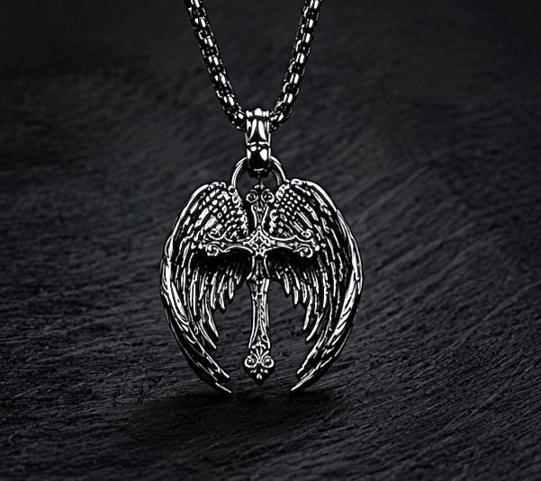 Angel Cross Necklace