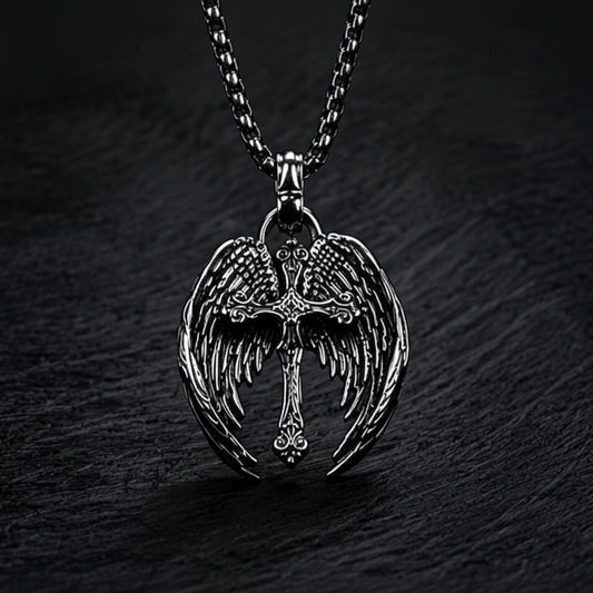 Angel Cross Necklace