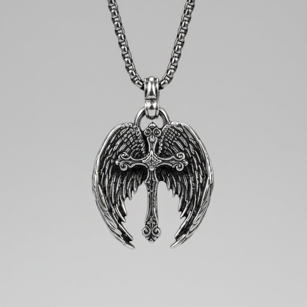 Angel Cross Necklace