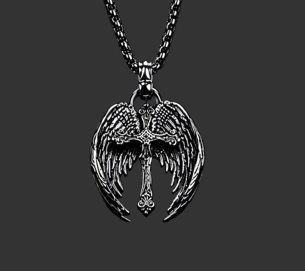 Angel Cross Necklace