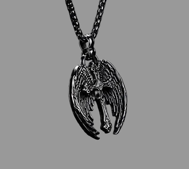Angel Cross Necklace