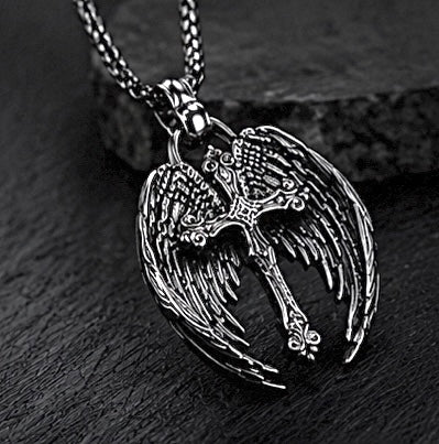 Angel Cross Necklace