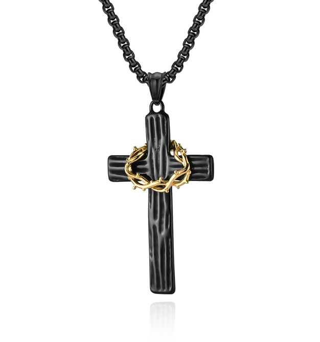 Thorns Cross Necklace