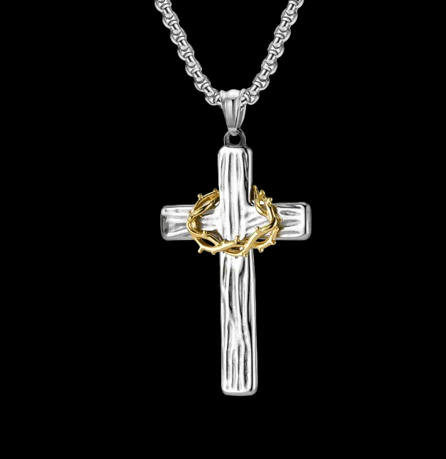 Thorns Cross Necklace
