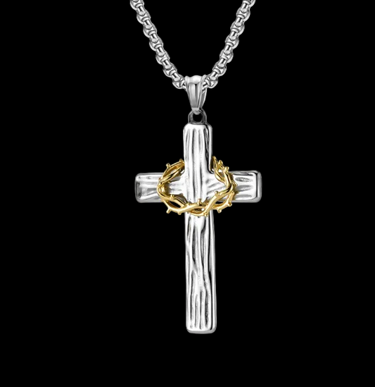 Thorns Cross Necklace