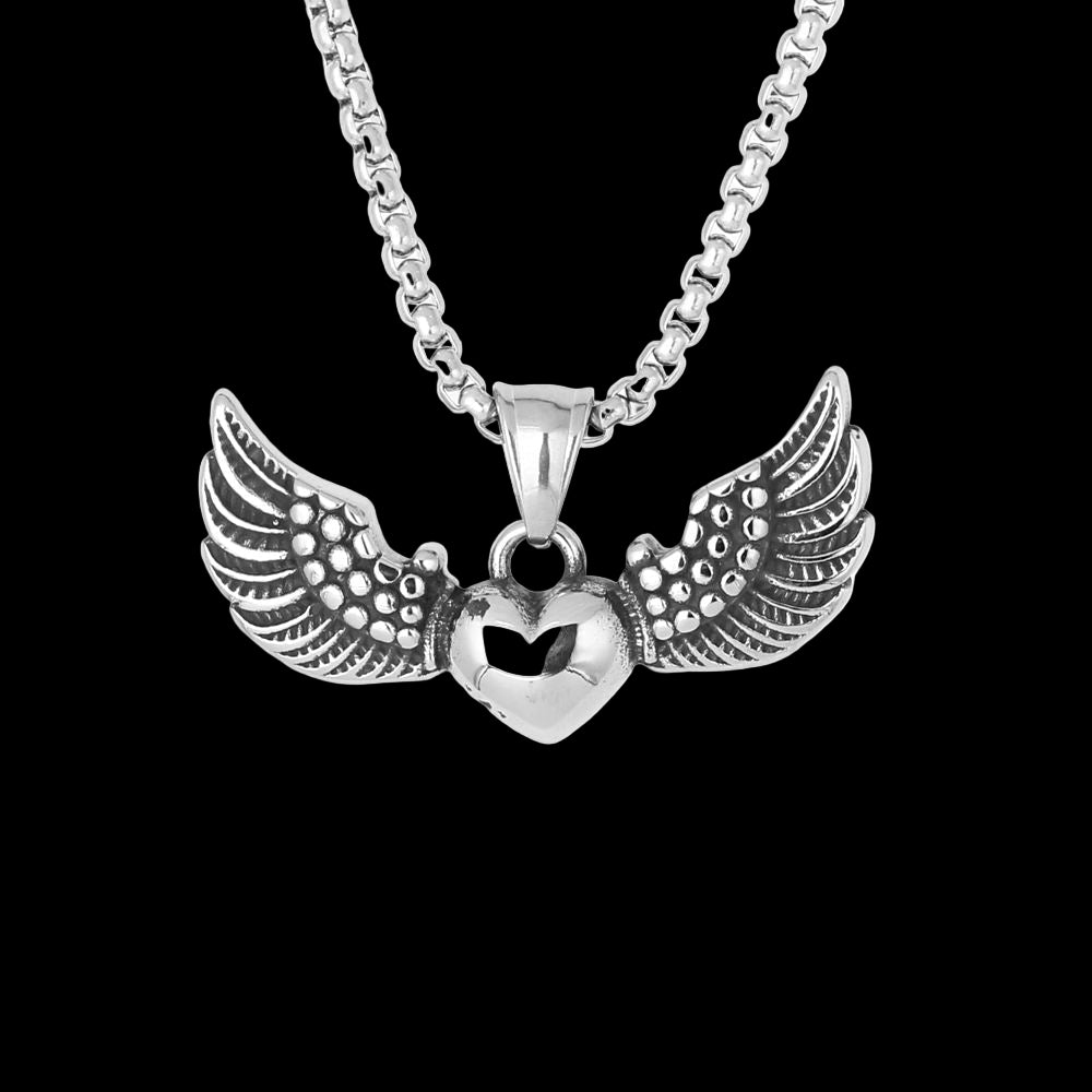 Wings Heart Necklace