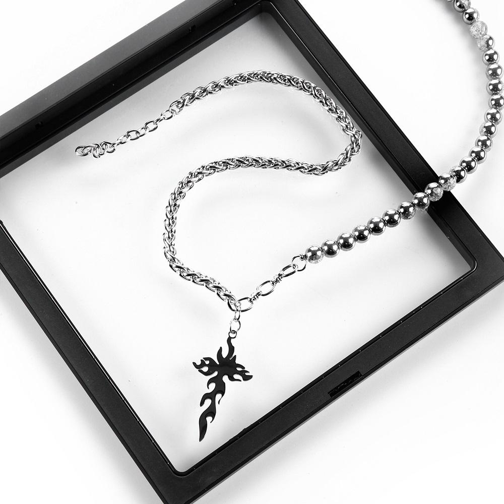Silver Beads Necklace