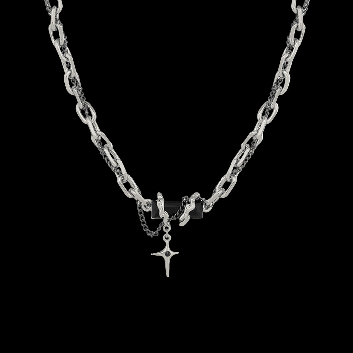 Black Stone Necklace