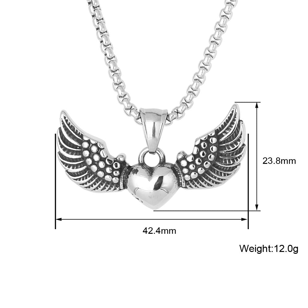 Wings Heart Necklace