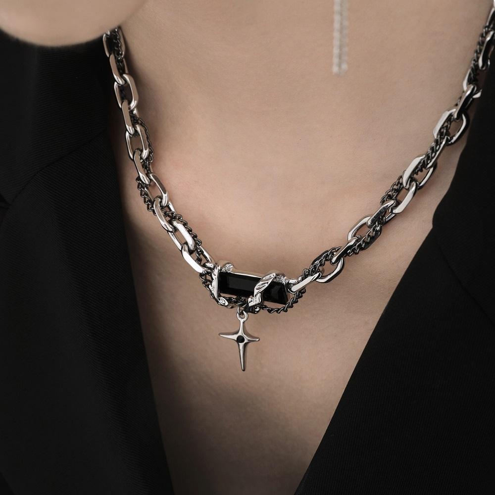Black Stone Necklace