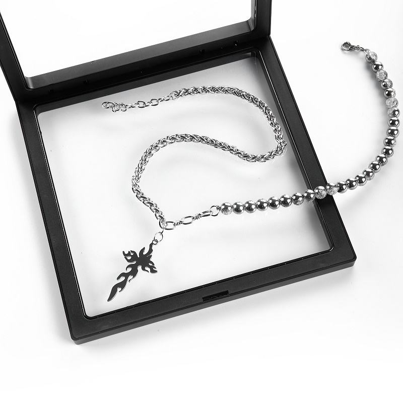 Silver Beads Necklace