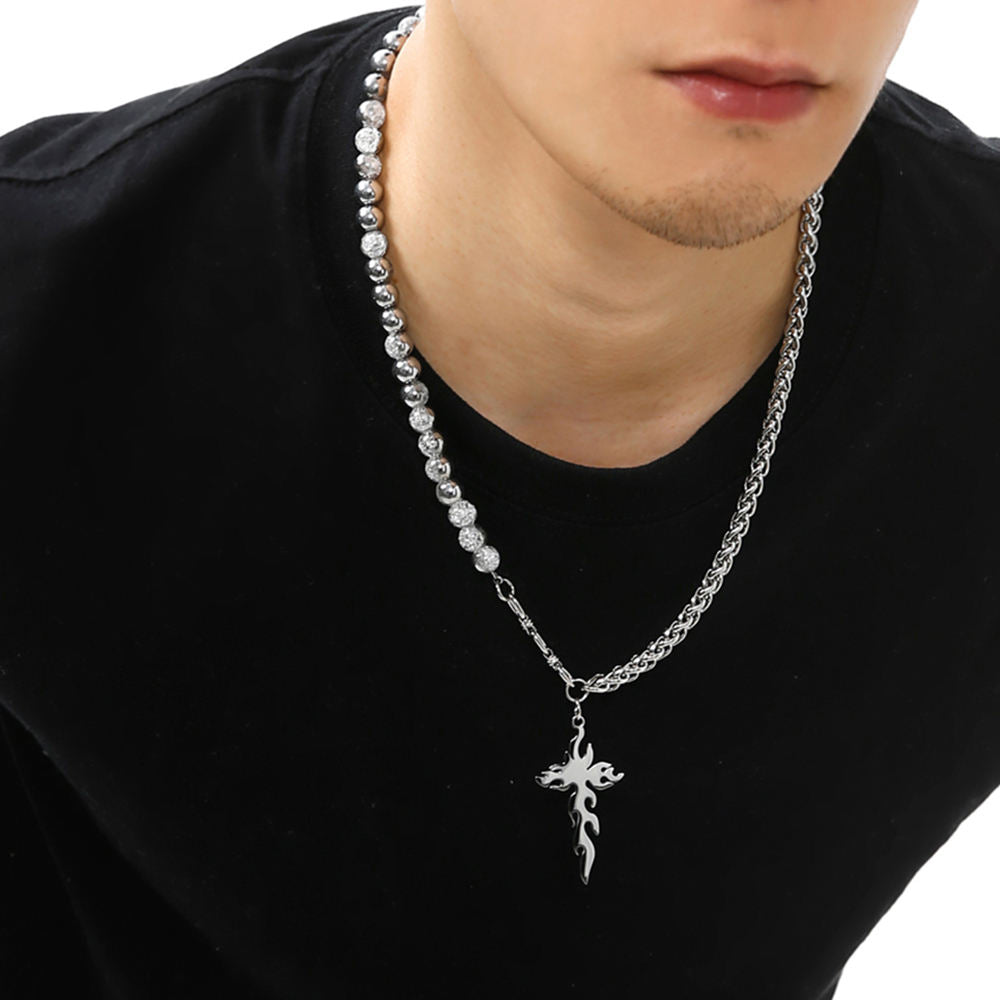 Silver Beads Necklace